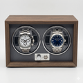 Remontoir pour 2 Montres Automatiques — Bois & Éclairage LED